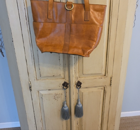Patricia NASH COGNAC Leather Tote Bag - Picture 2 of 4